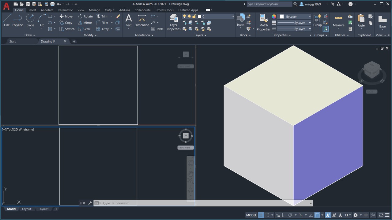 Tabuleiro de xadrez 3d. em AutoCAD