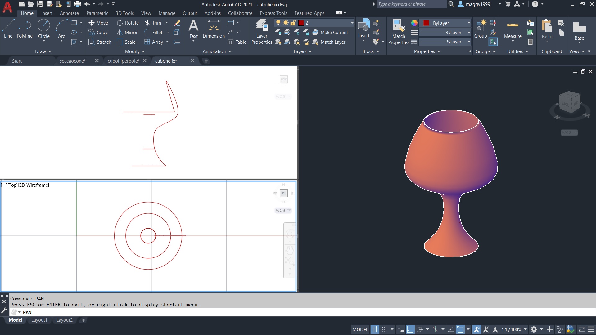 Tabuleiro de xadrez 3d. em AutoCAD