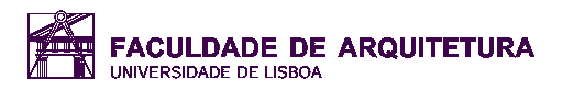 Logotipo da Faculdade de Arquitetura da Universidade de Lisboa