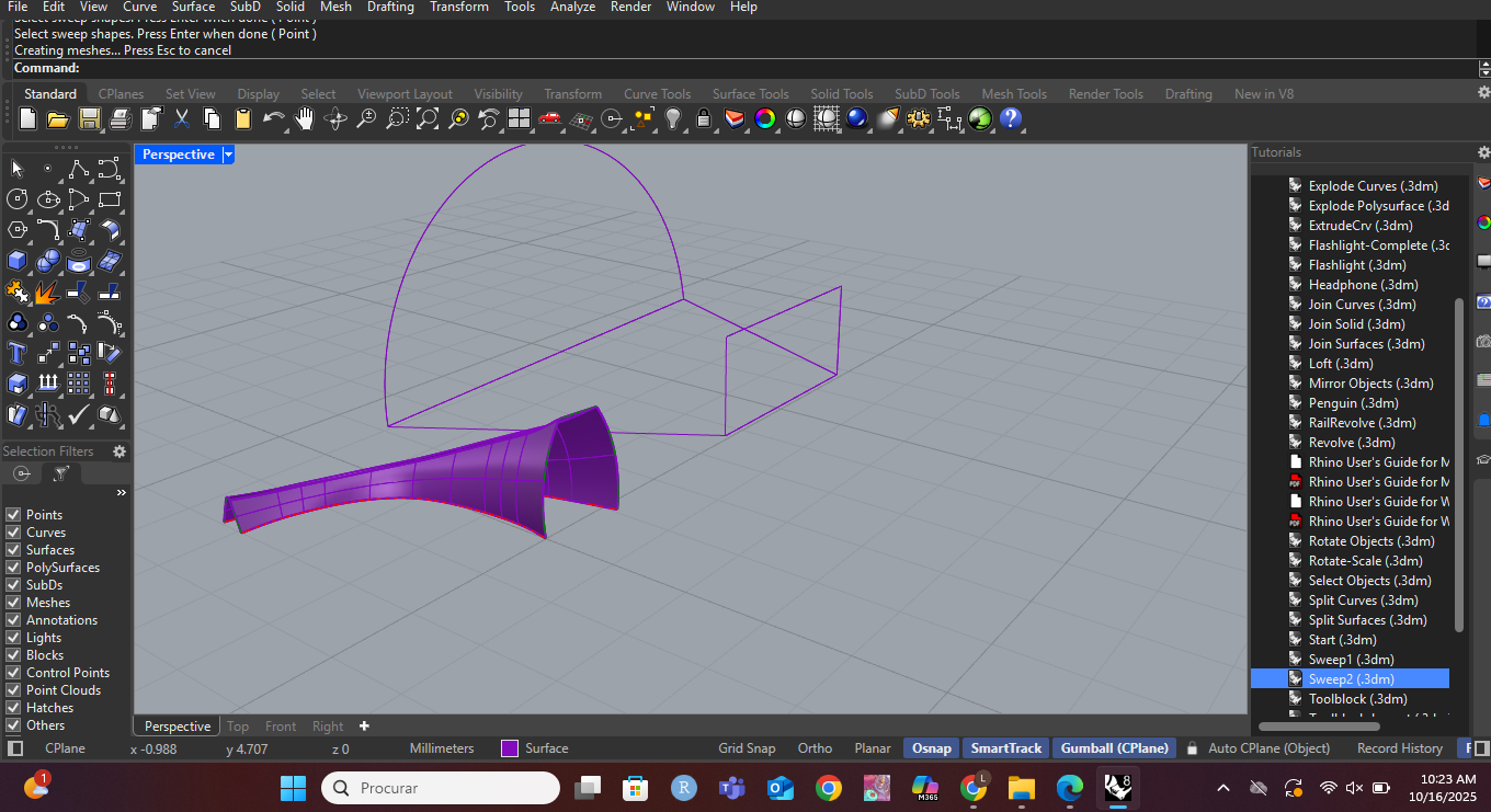 Screenshot da Semana 6