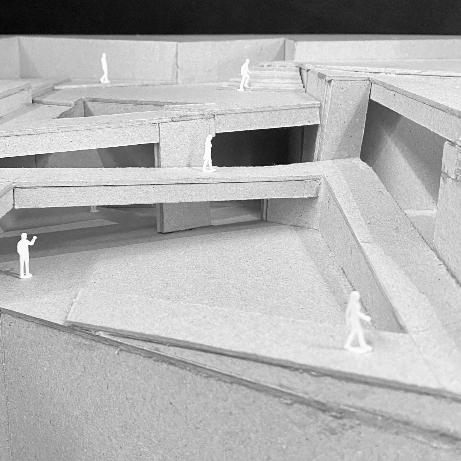 Fotografia da maquete da pedreira 1