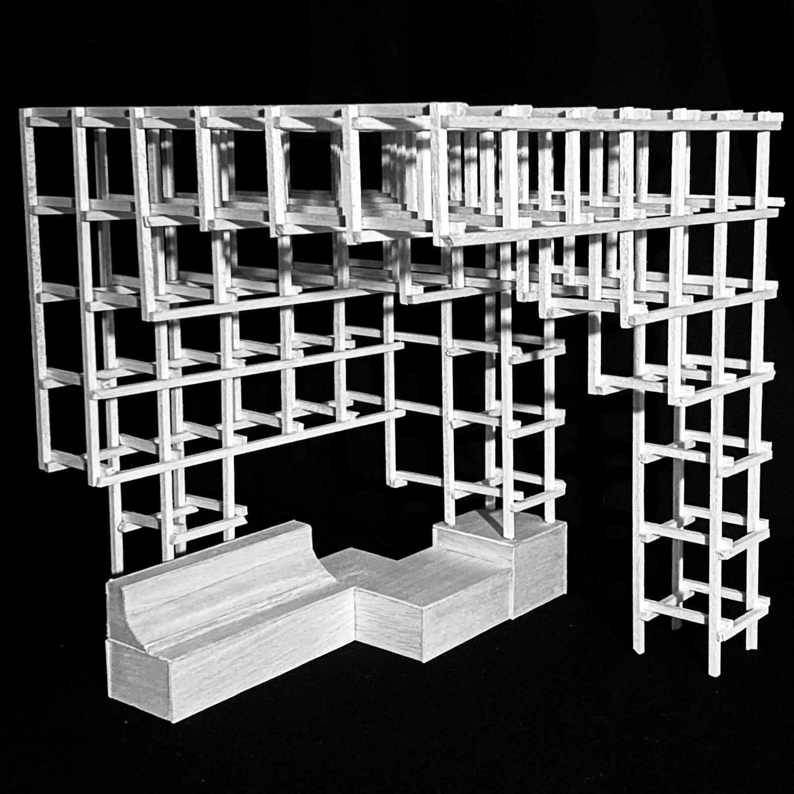 Fotografia da maquete tectónica 1