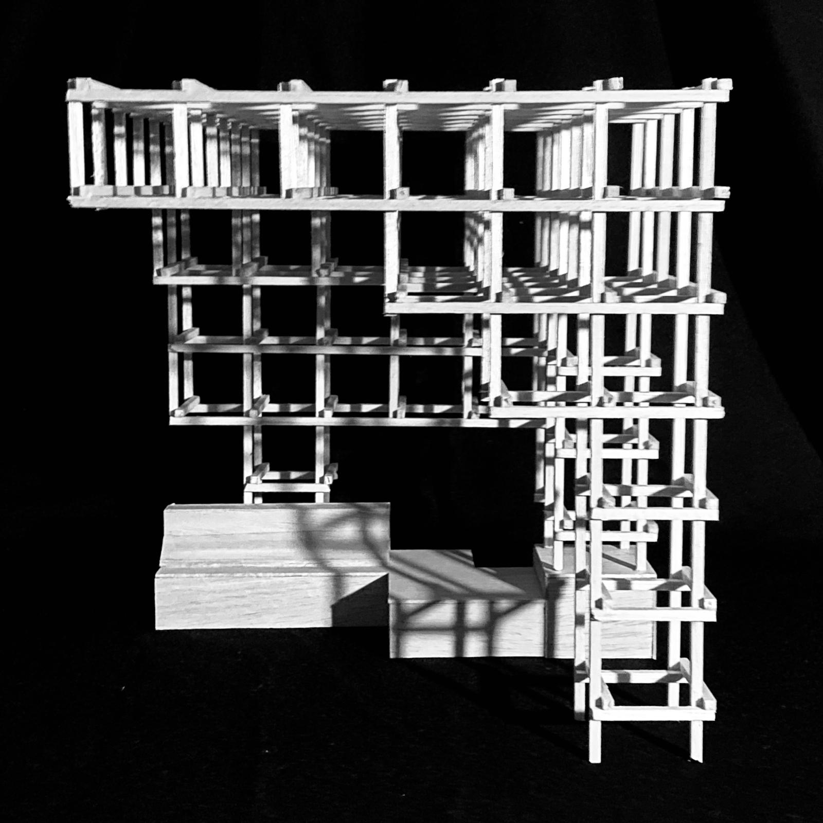 Fotografia da maquete tectónica 3