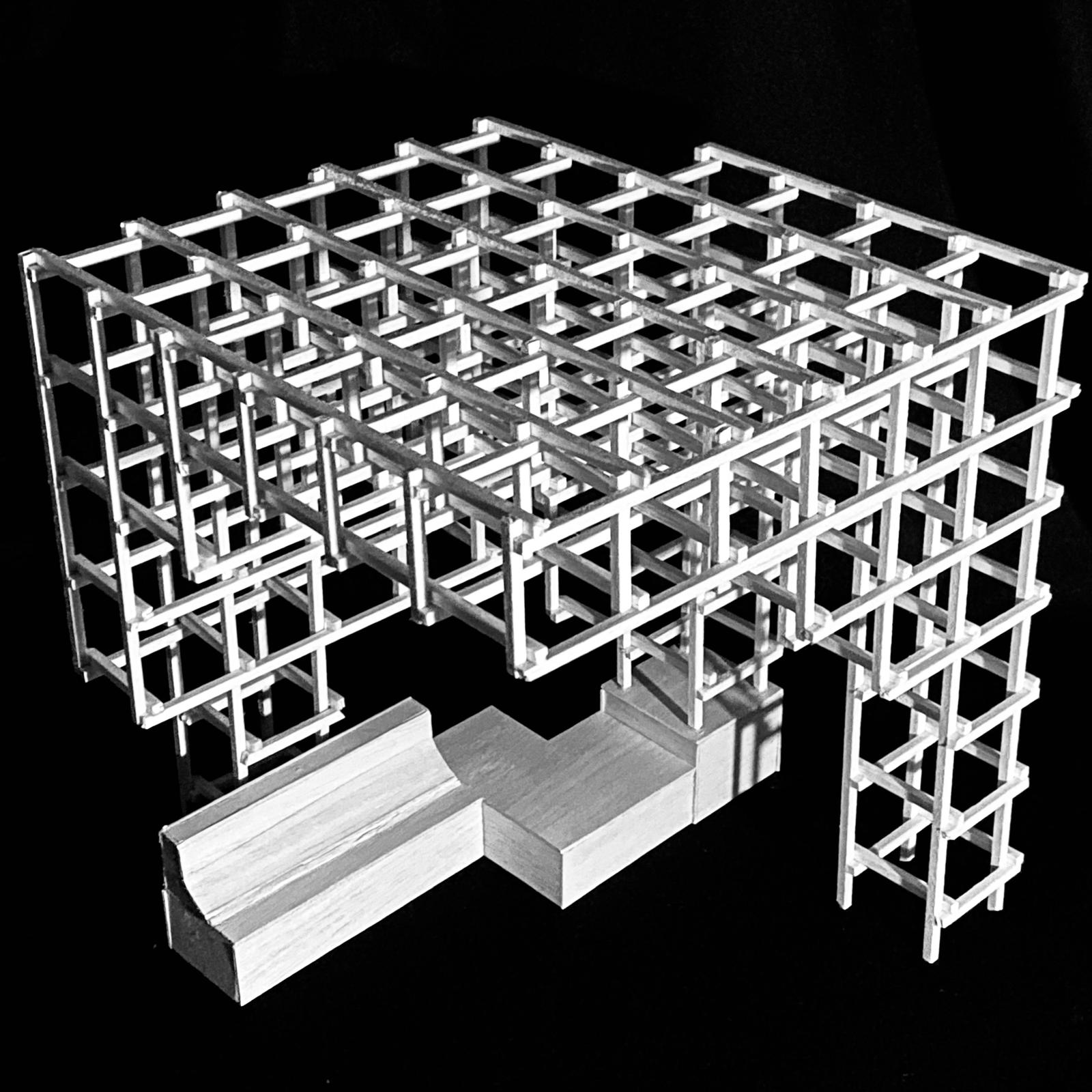 Fotografia da maquete tectónica 4